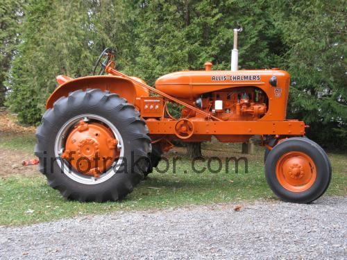 Allis-Chalmers WD45 tekniska specifikationer 