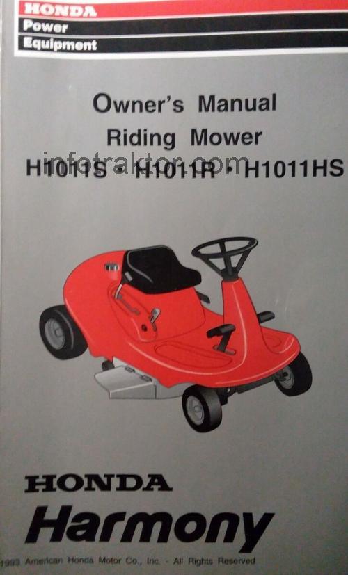 Honda H1011S tekniska specifikationer 