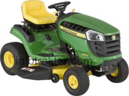 John Deere D110 tekniska specifikationer 