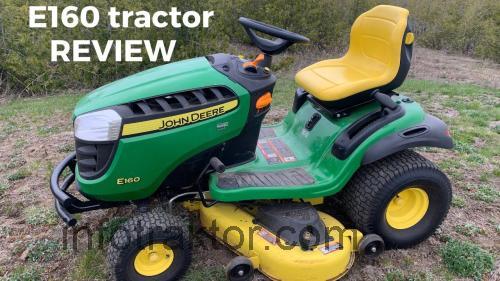 John Deere E160 tekniska specifikationer och recensioner
