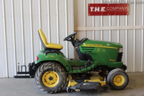 John Deere X485 recensioner och tekniska specifikationer