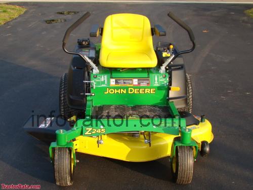 John Deere Z245 recensioner och tekniska specifikationer