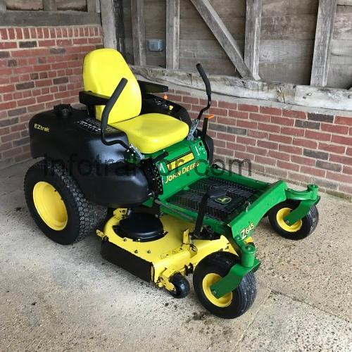 John Deere Z645 tekniska specifikationer 