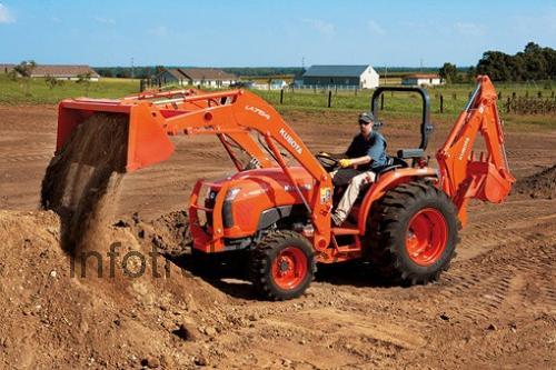 Kubota L3800 tekniska specifikationer 