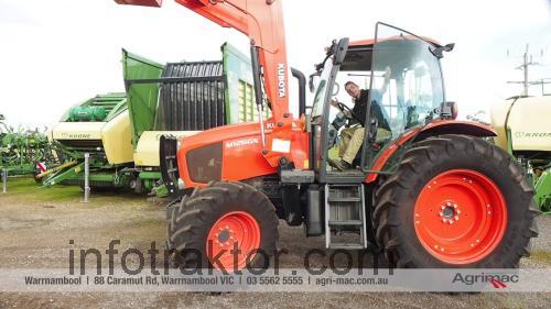 Kubota M126GX tekniska specifikationer och recensioner