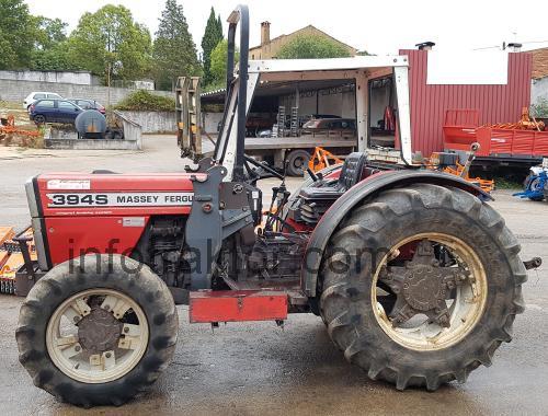 Massey Ferguson 394S tekniska specifikationer och recensioner