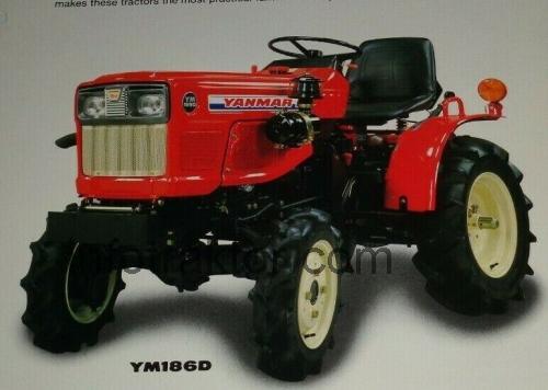 Yanmar YM186D tekniska specifikationer 