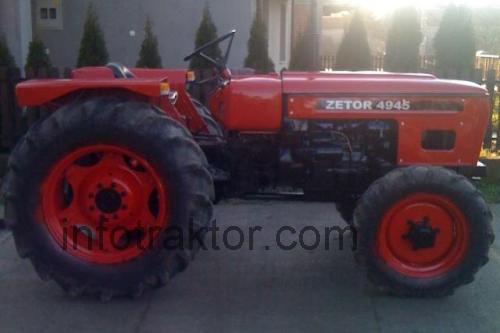 Zetor 4945 recensioner och tekniska specifikationer