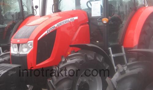 Zetor Forterra 105 recensioner och tekniska specifikationer